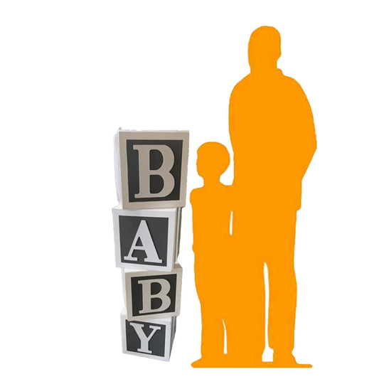 Giant BABY Blocks Over Size Statue BABY-BLOCKS