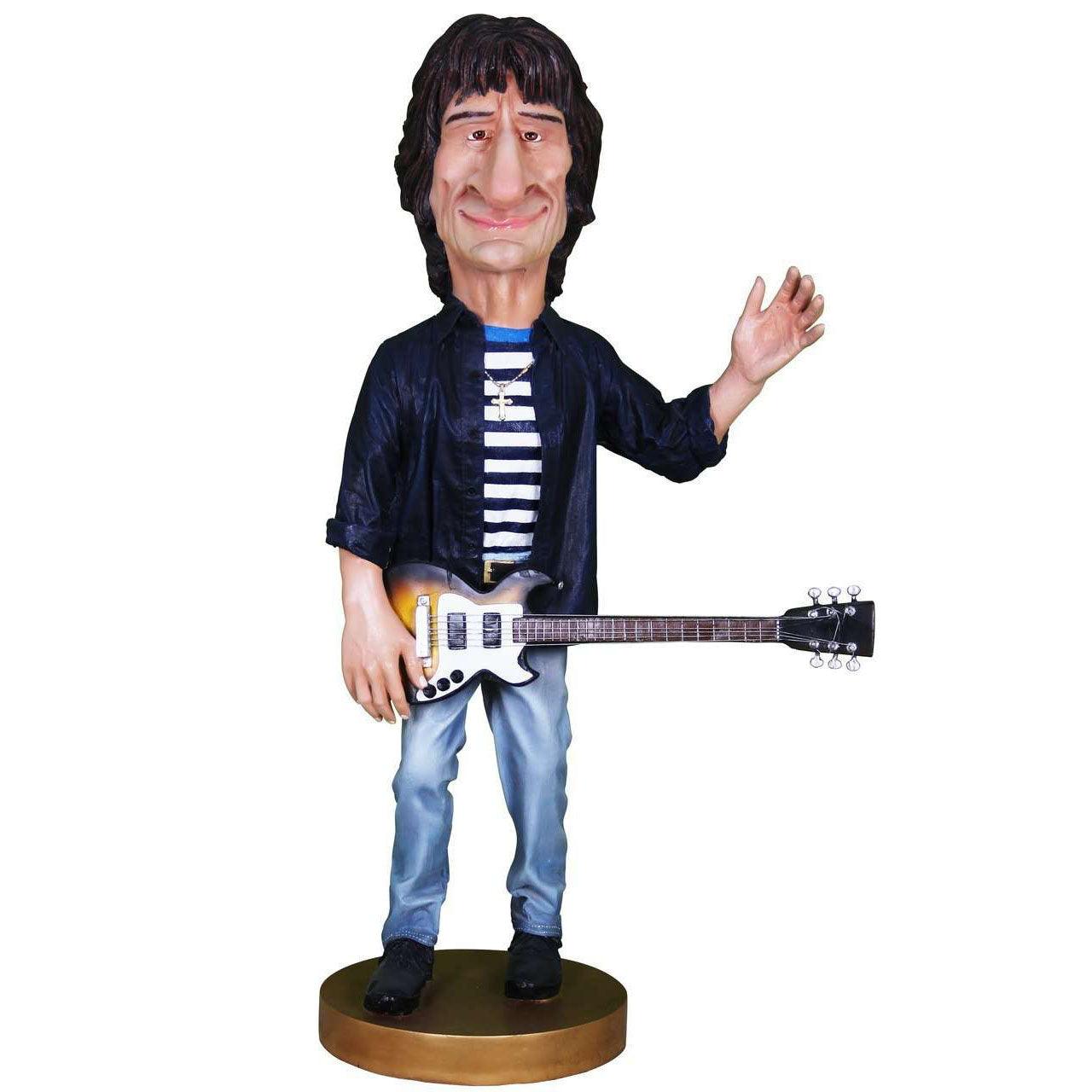Cartoon Guitarist Woods Life Size Statue - LM Treasures Prop Rentals