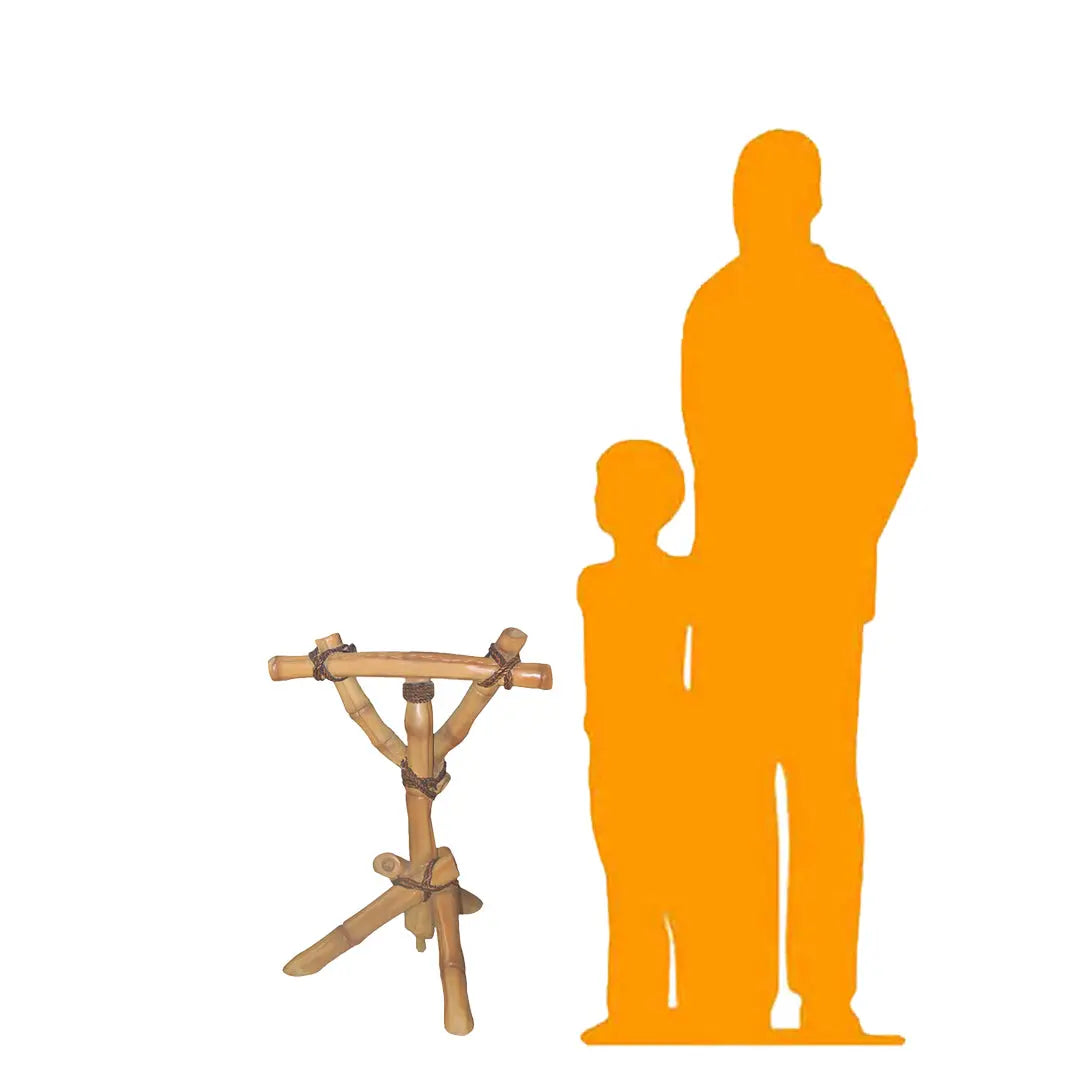 Bamboo Stand Over Sized Statue M0193-C076-PT