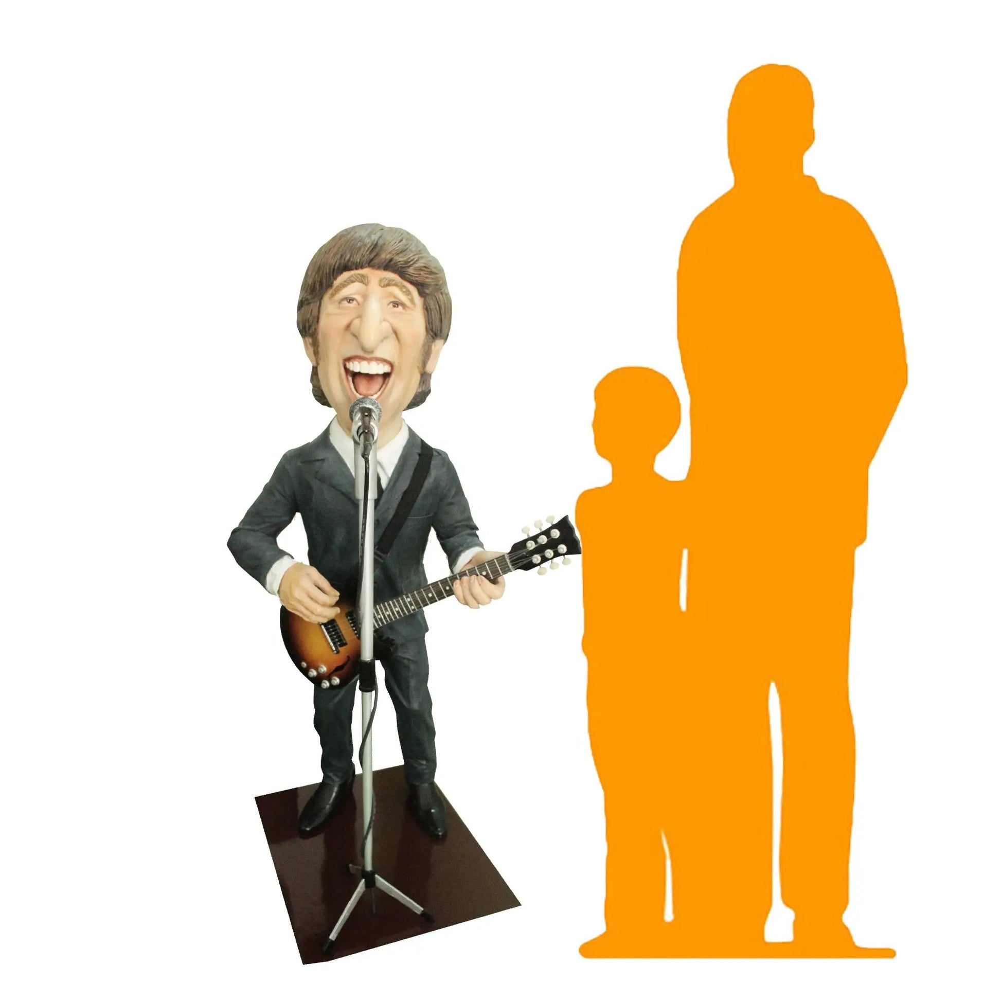 Cartoon Guitarist Lemon Life Size Statue LS271-C080-PT