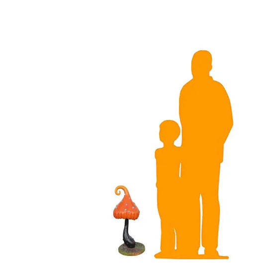 Small Poison Mushroom Statue M0194-C386-PT