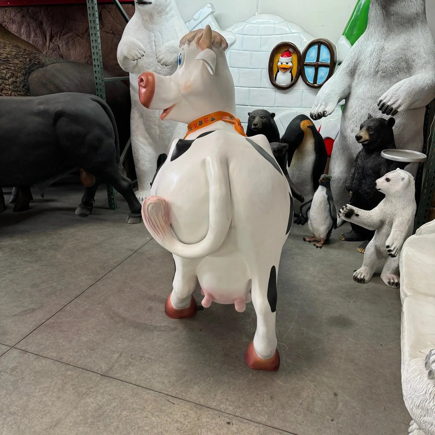 Comic Miss Cow Statue A0621-C004-PT