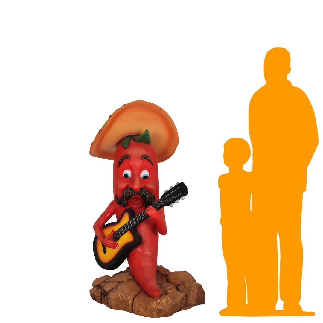 Singing Chili Statue LS255-C026-PT
