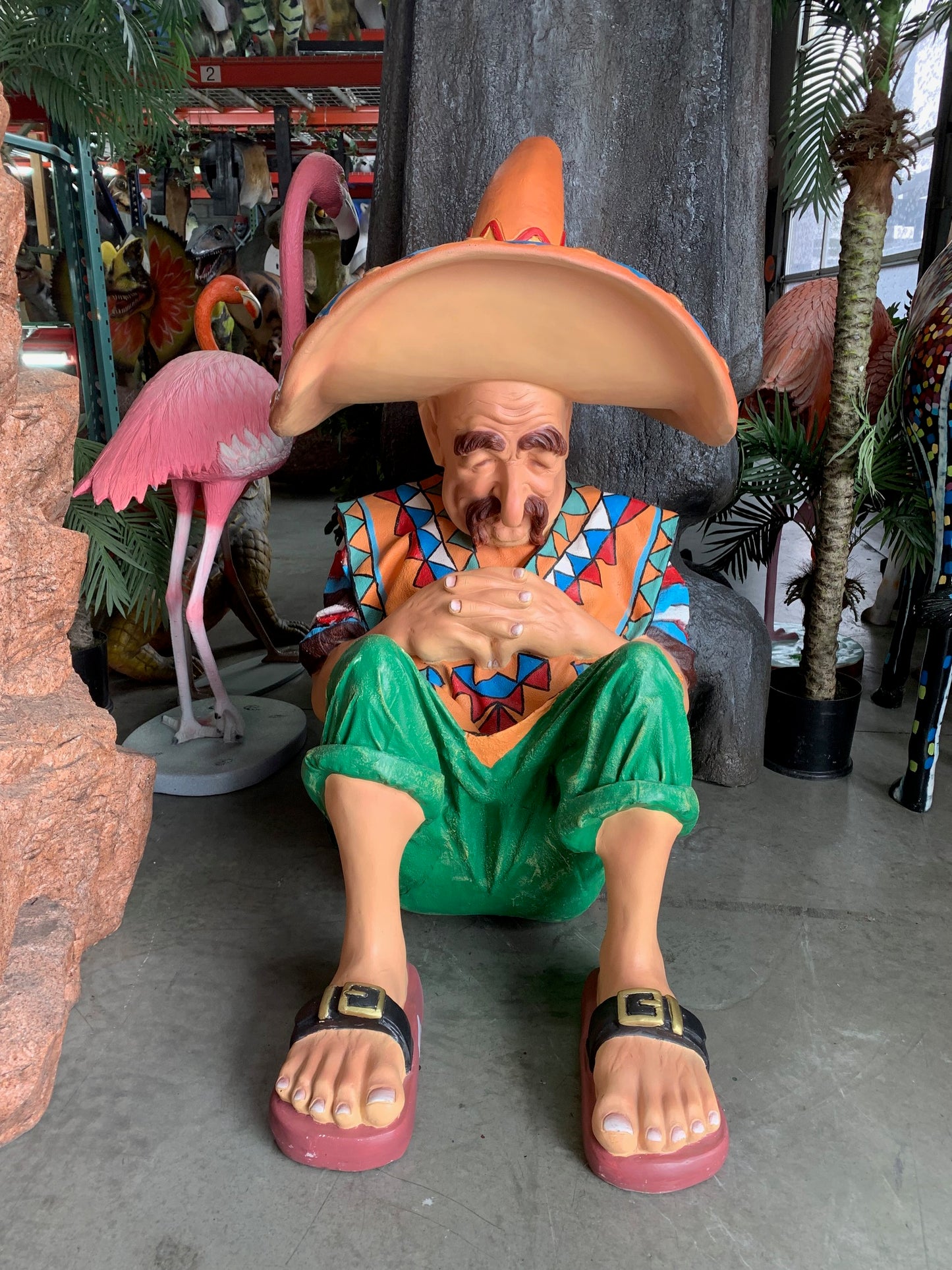 Mexican on Siesta Statue