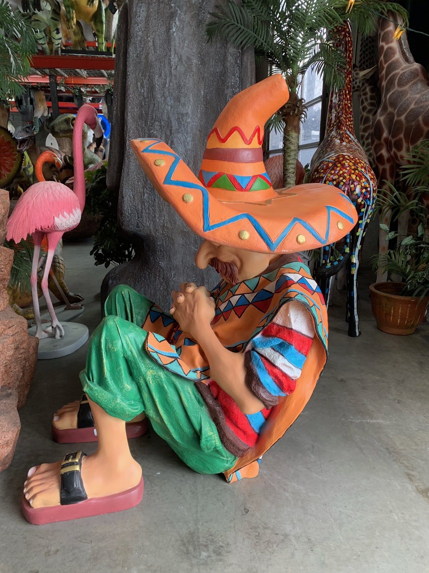 Mexican on Siesta Statue
