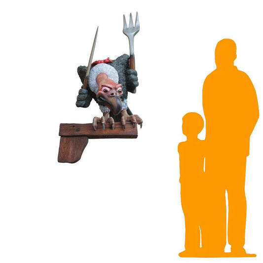 Comic Vulture Statue