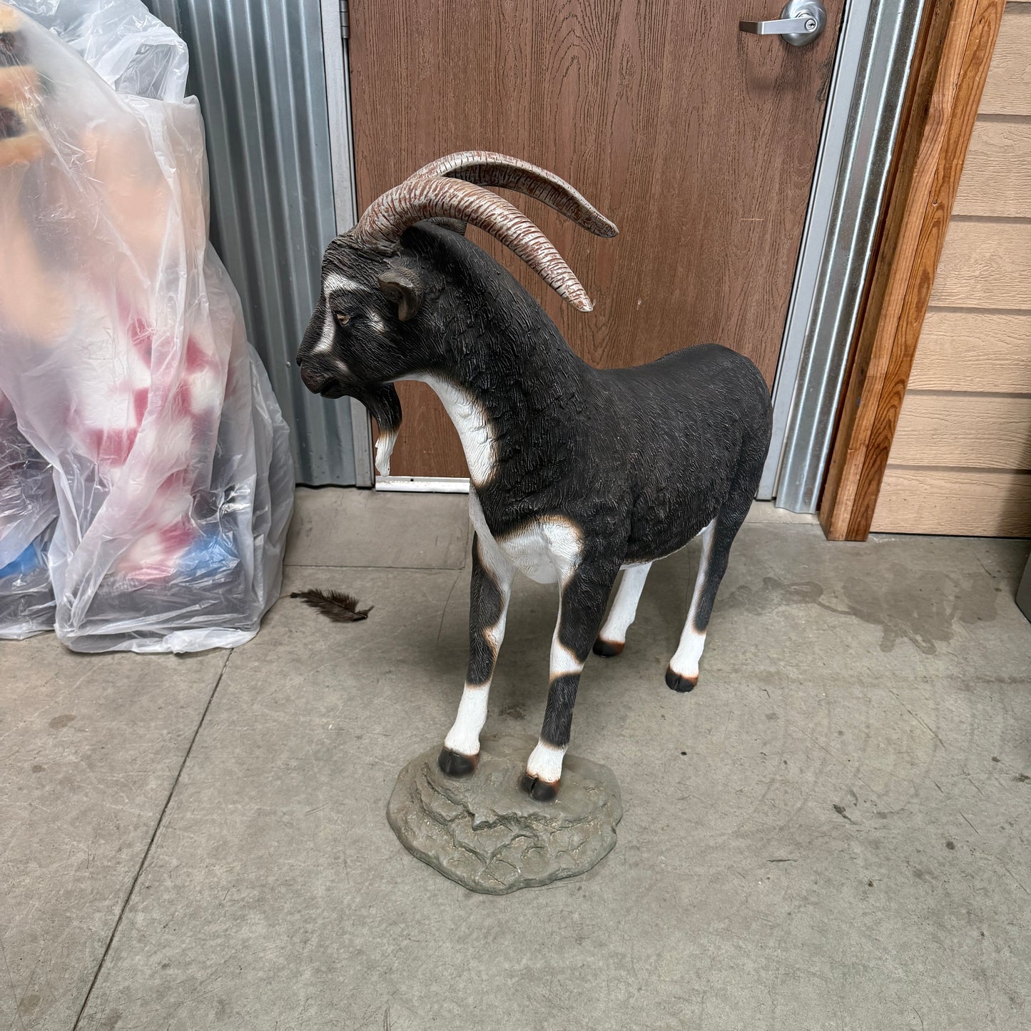 Black Billy Goat Statue