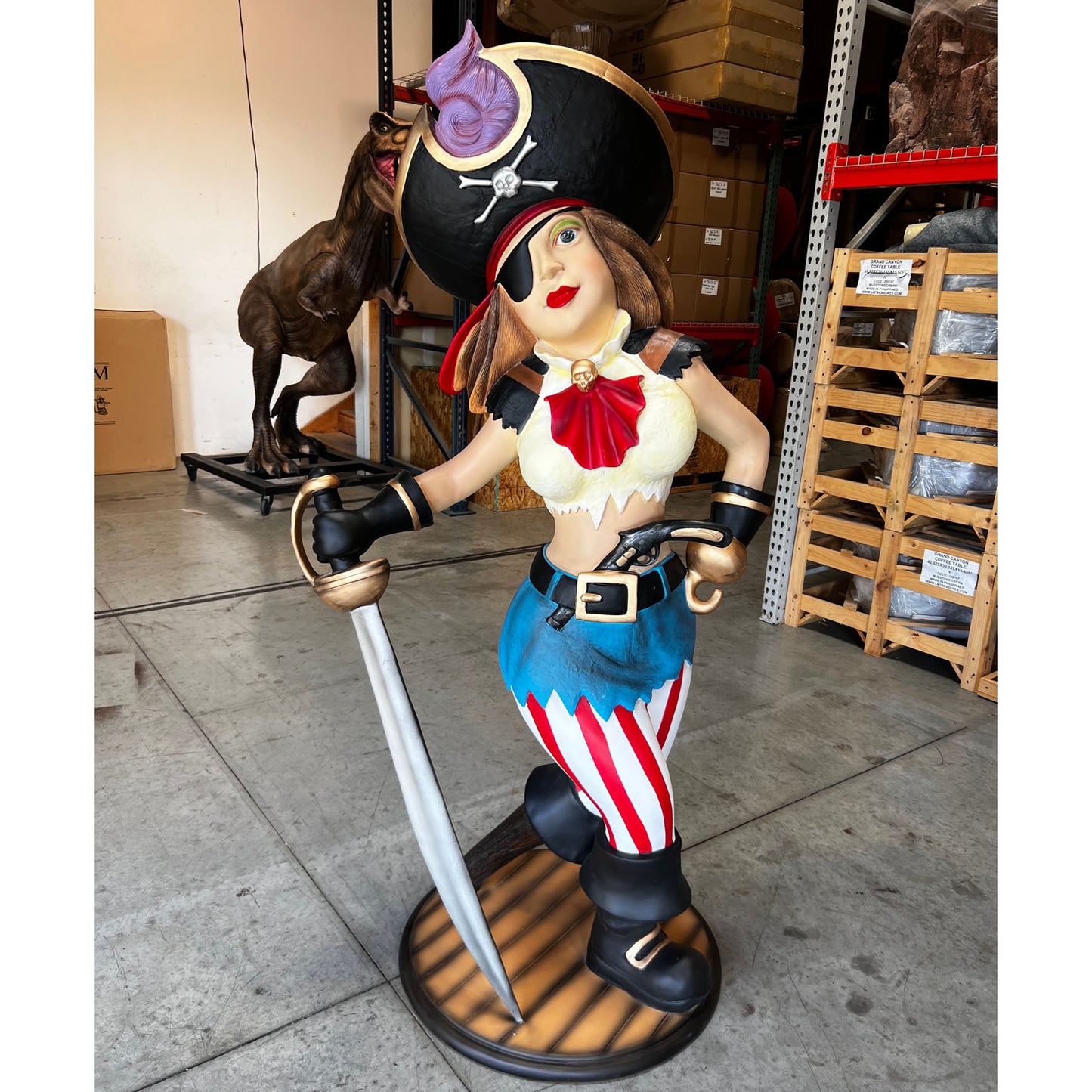 Lady Pirate Maarso Life Size Statue
