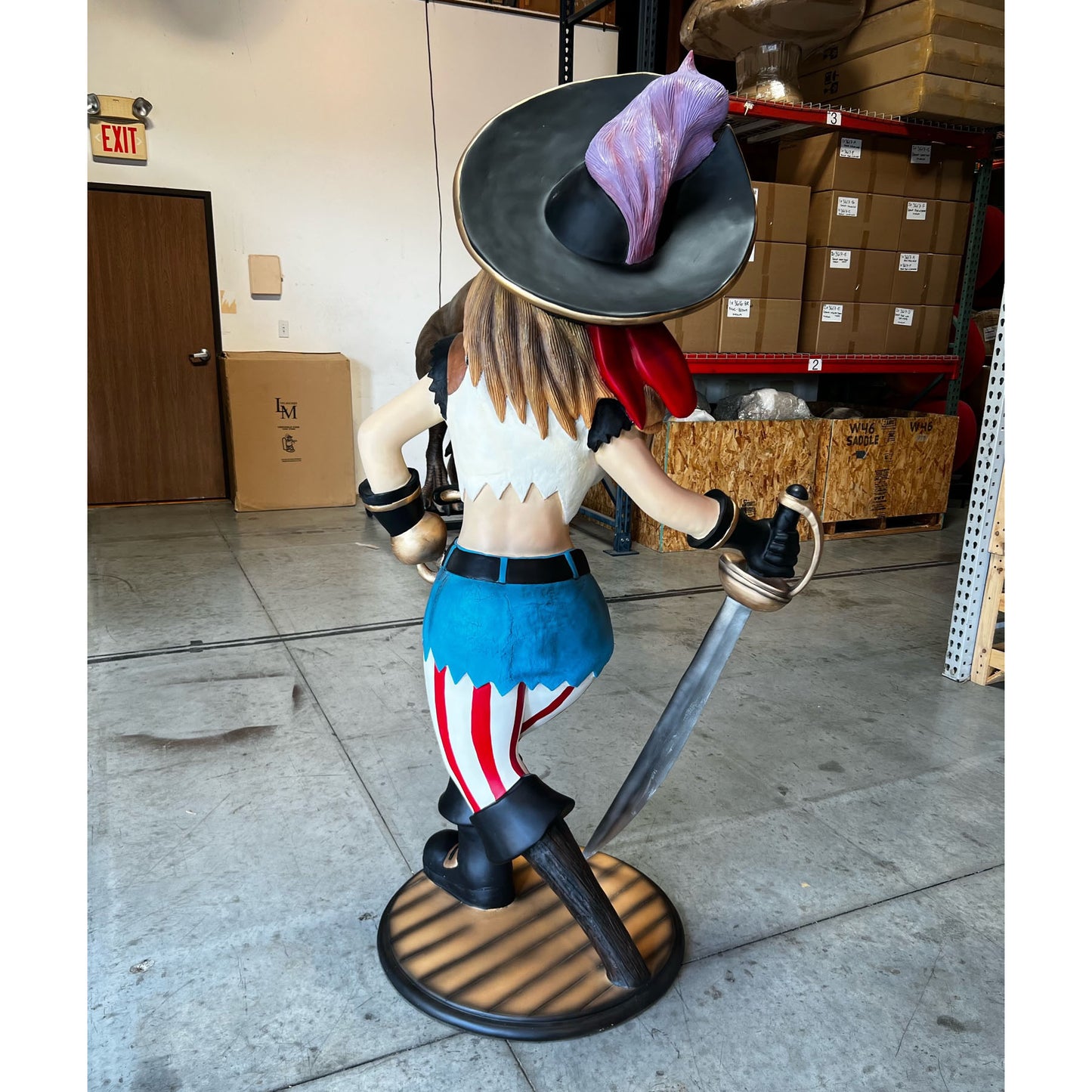 Lady Pirate Maarso Life Size Statue