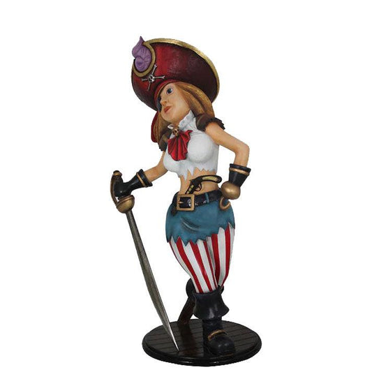 Lady Pirate Maarso Life Size Statue - LM Treasures Prop Rentals