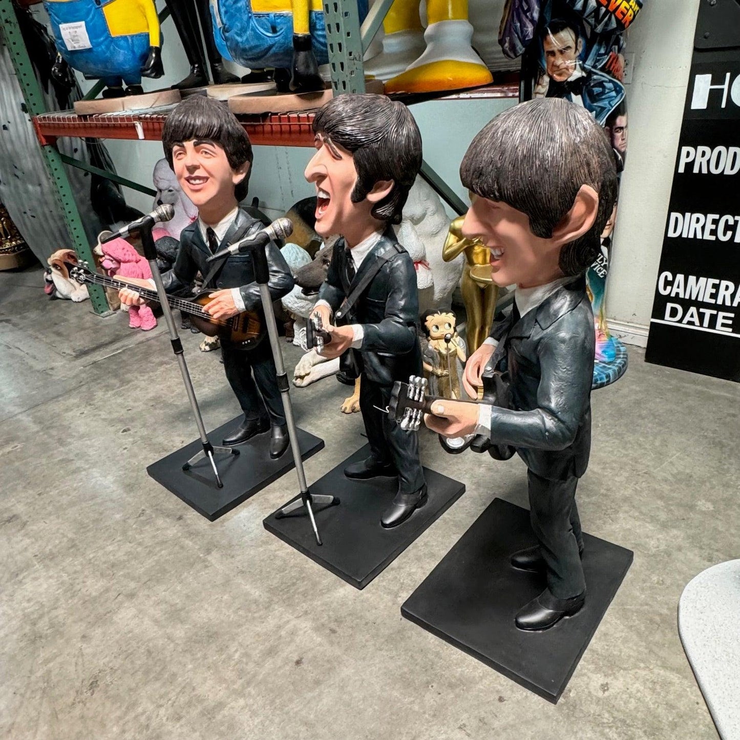 Cartoon Guitarist Lemon Life Size Statue