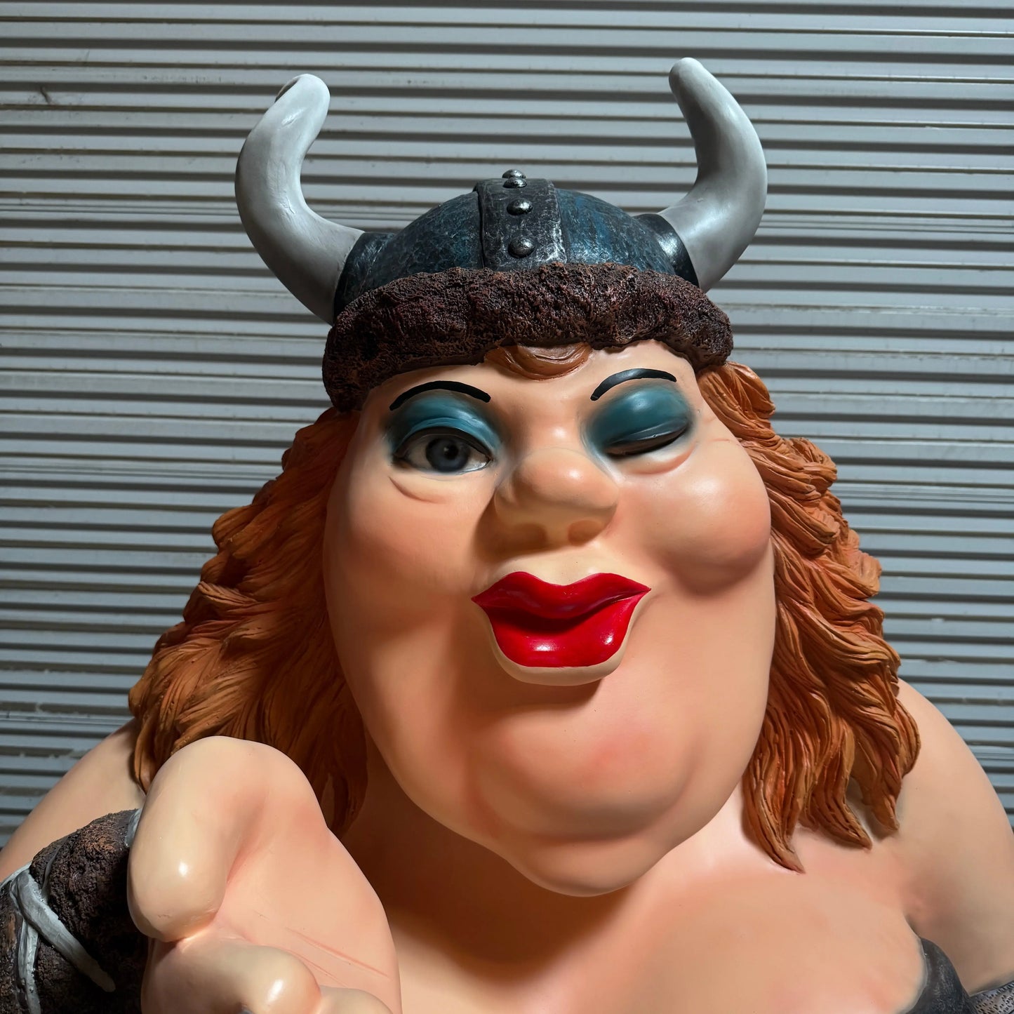 Lady Viking Olga Life Size Statue LS106-C117-PT