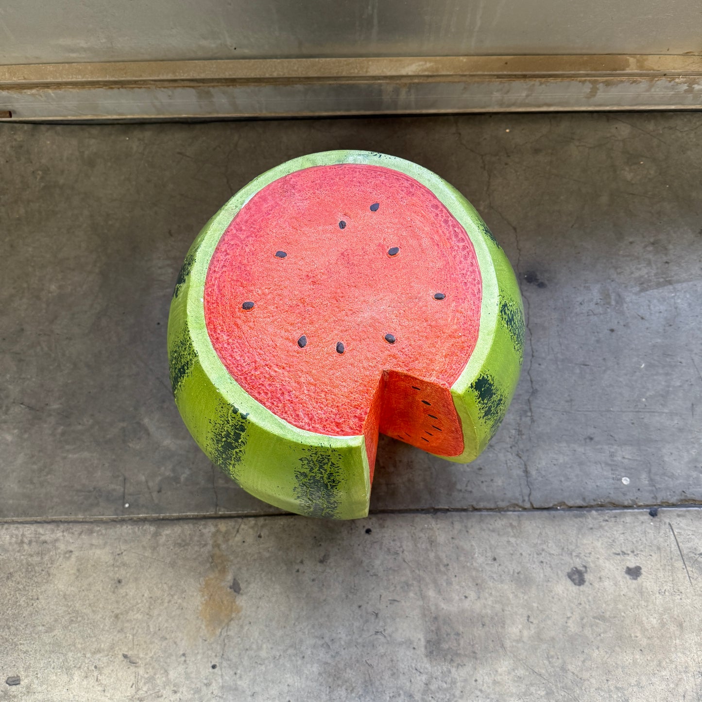 Watermelon Fruit Table Stool Statue