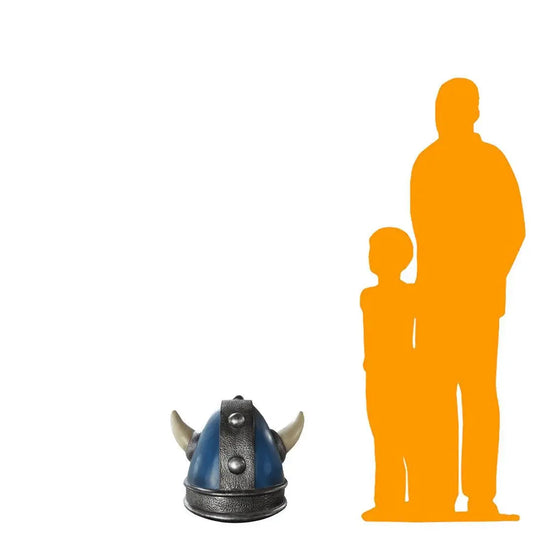 Viking Helmet Life Size Statue M0146-C132-PT