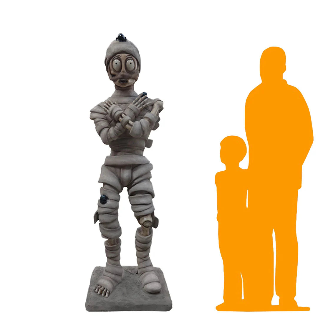 Mummy Halloween Prop Statue