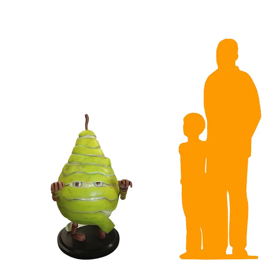 Mummy Pear Spooky Fruit Statue S0279-C245-PT