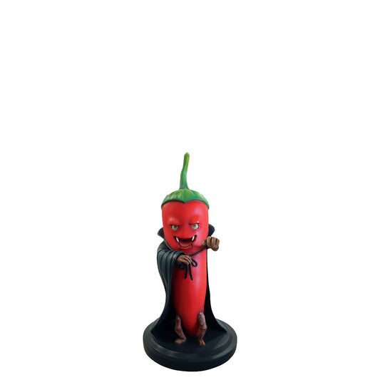 Count Dracula Chili Spooky Veggie Statue