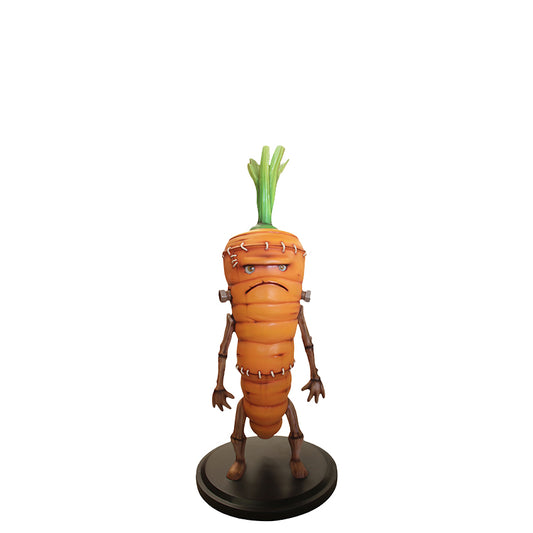 Frankenstein Carrot Spooky Veggie Statue