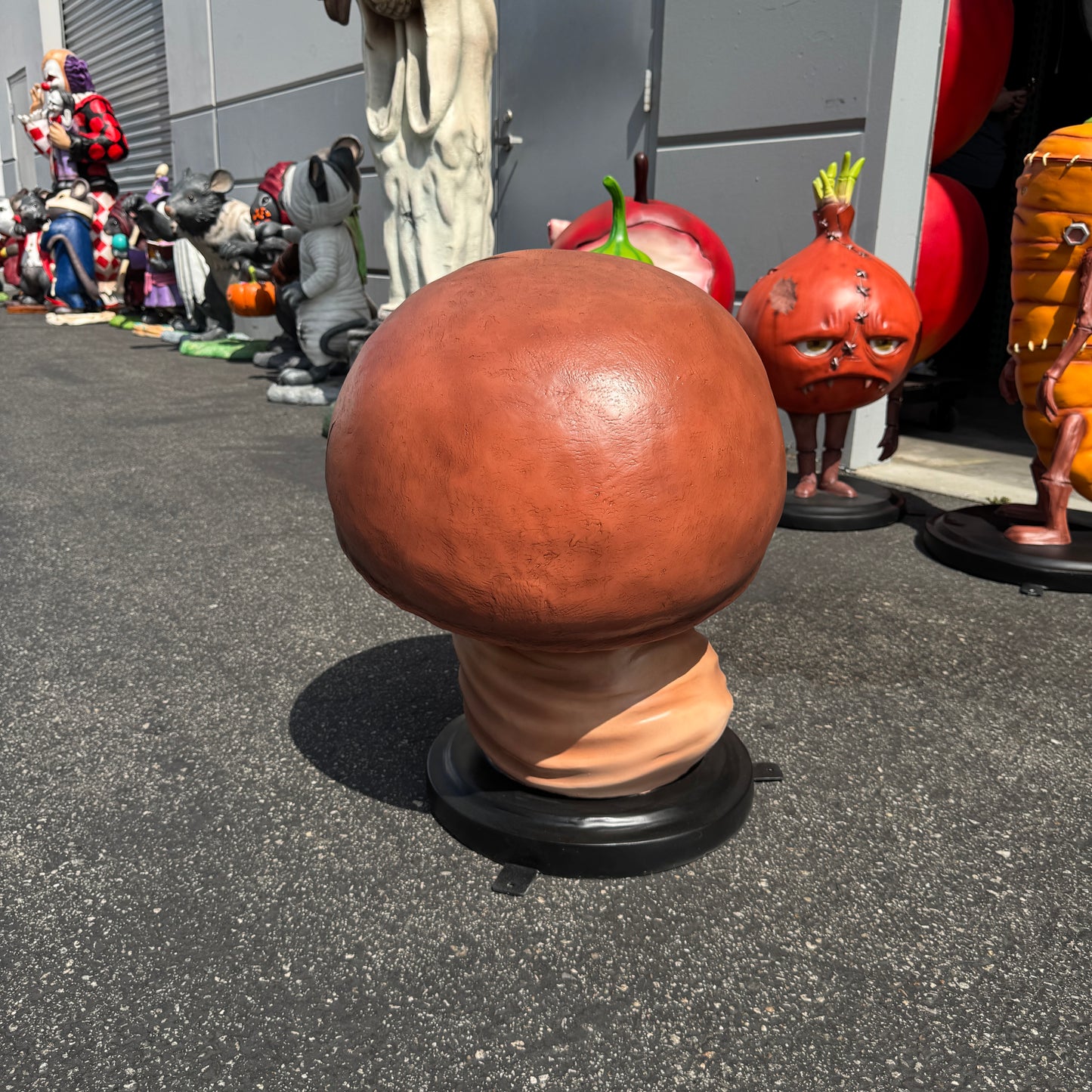 Infested Mushroom Spooky Veggie Statue