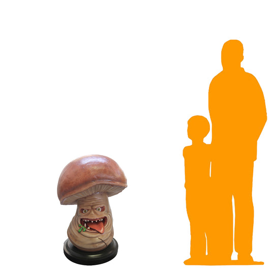 Infested Mushroom Spooky Veggie Statue