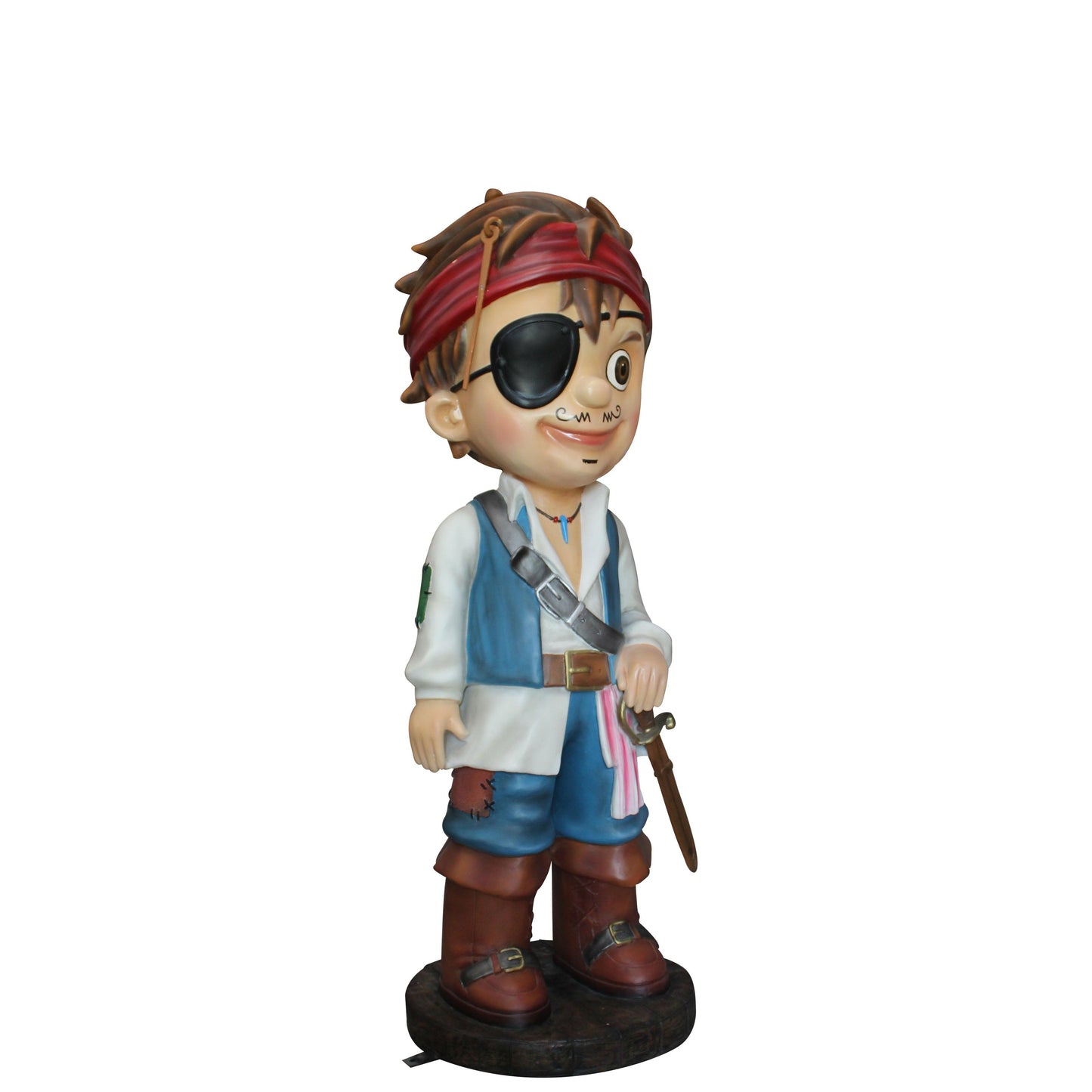 Pirate Boy Peter Life Size Statue - LM Treasures Prop Rentals