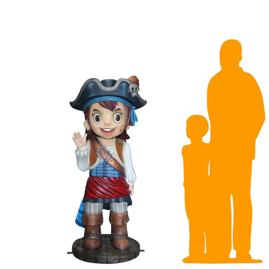 Pirate Girl Patty Life Size Statue LS338-C356-PT