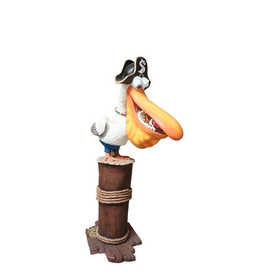Comic Pelican Pirate Over Sized Statue - LM Treasures Prop Rentals