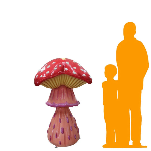 Large Jelly Mushroom Statue M0195B-C392-PT
