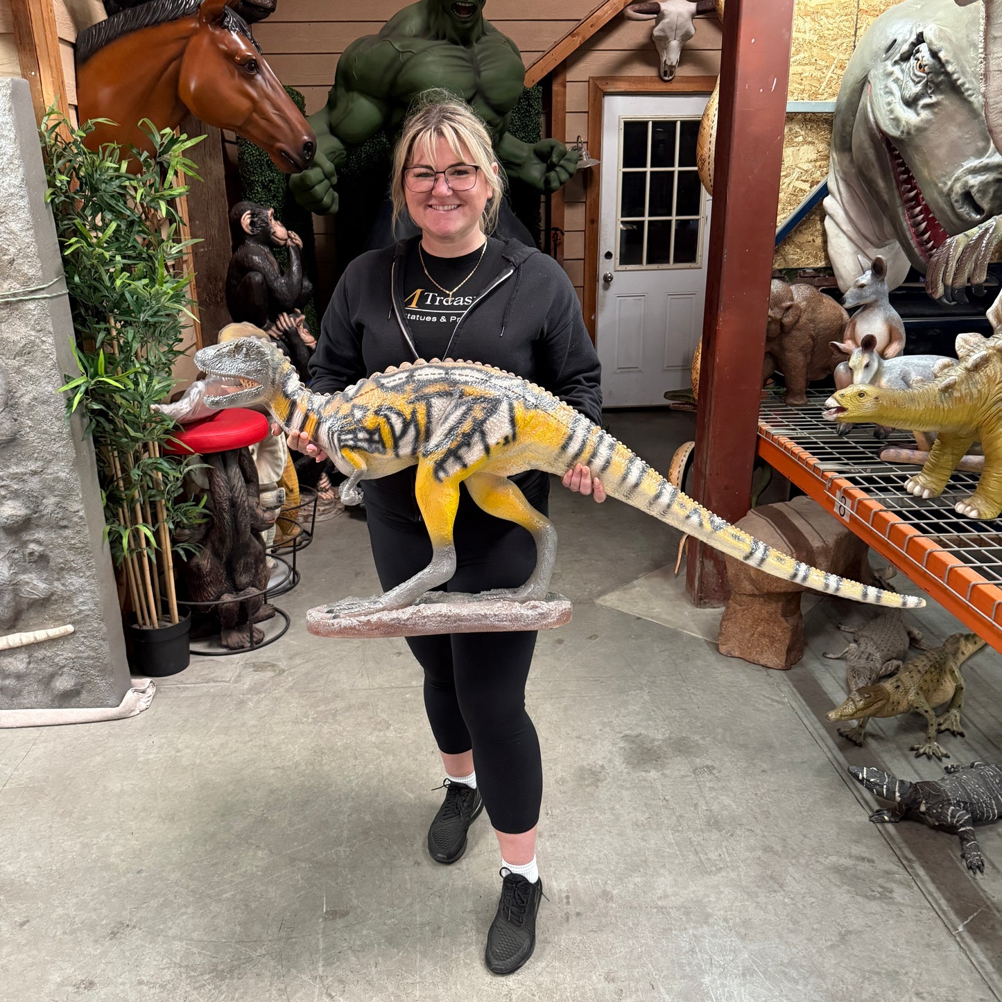 Baby Australovenator Life Size Statue
