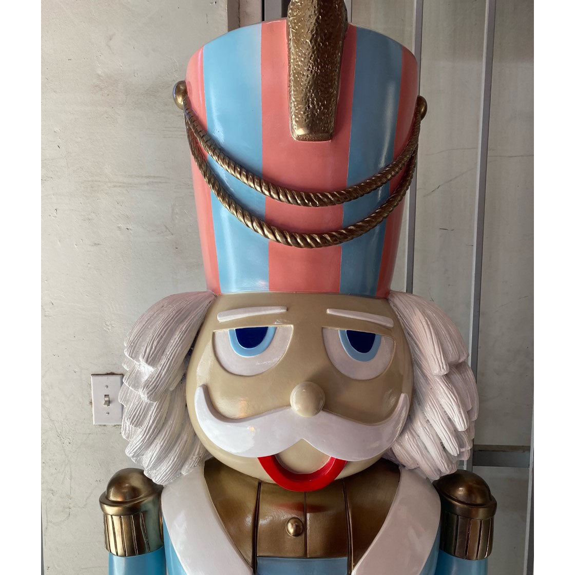 Pastel Nutcracker Christmas Statue