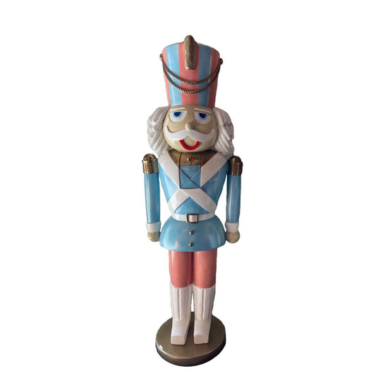 Pastel Nutcracker Christmas Statue - LM Treasures Prop Rentals