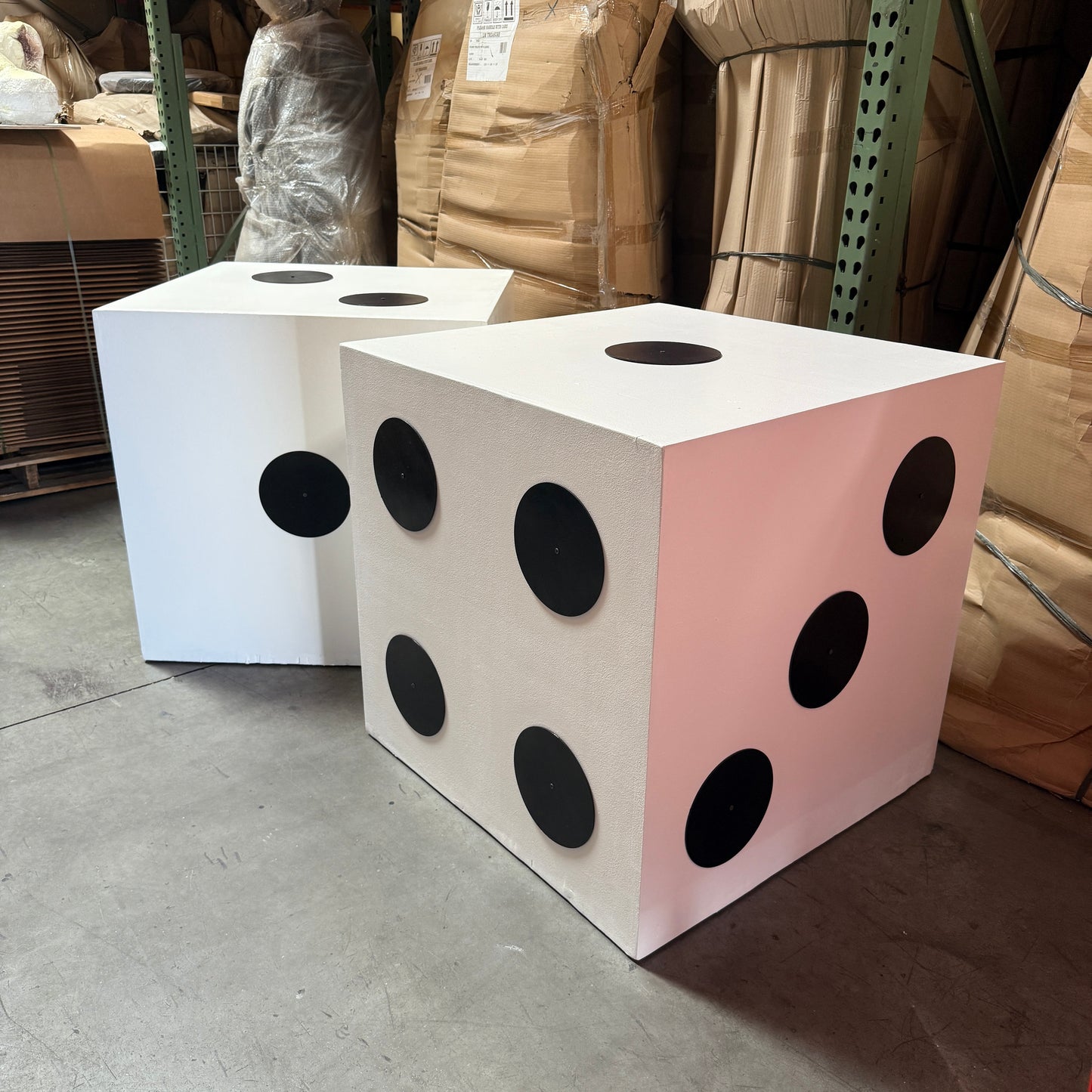 Giant Dice Set Over Size Statue
