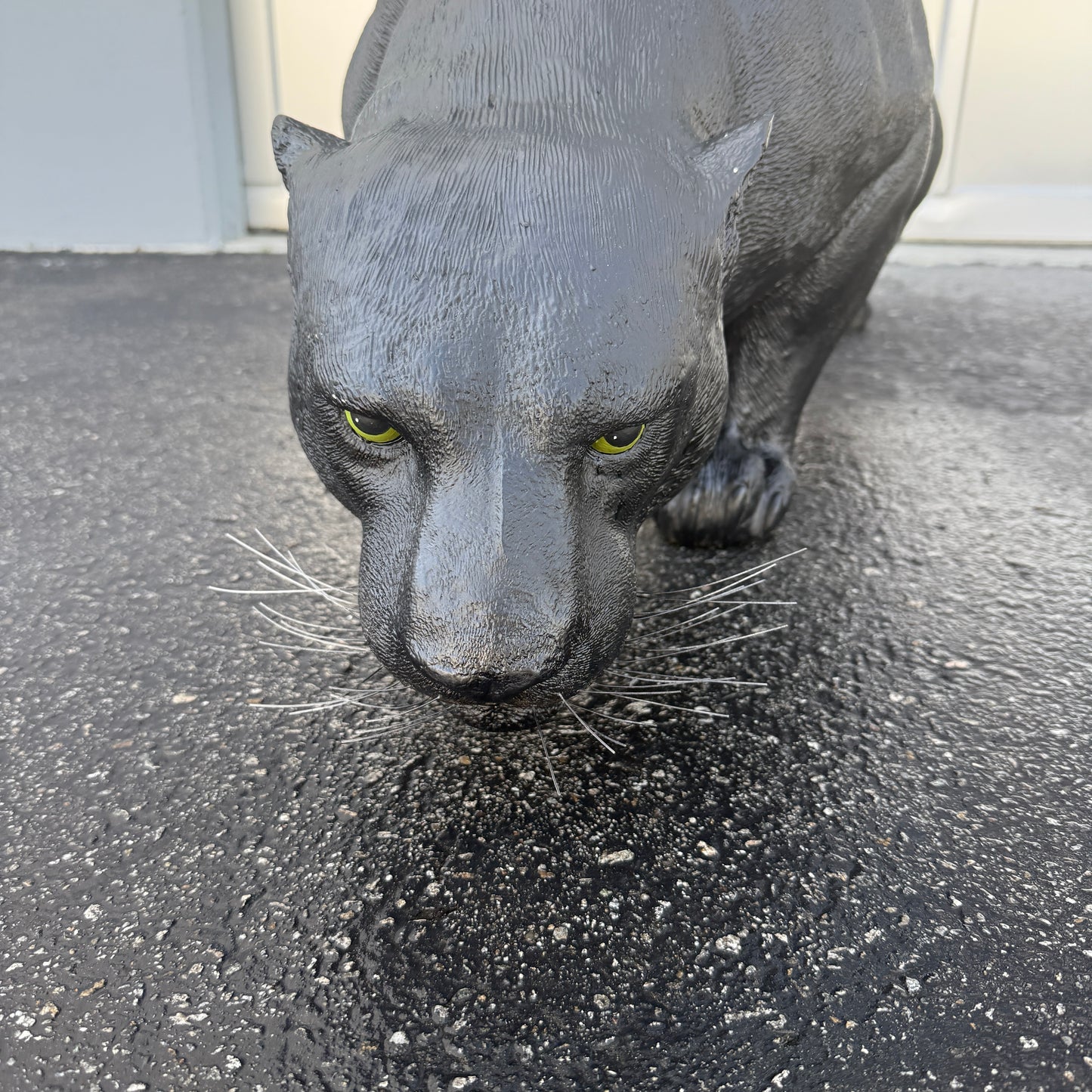 Crouching Panther Statue