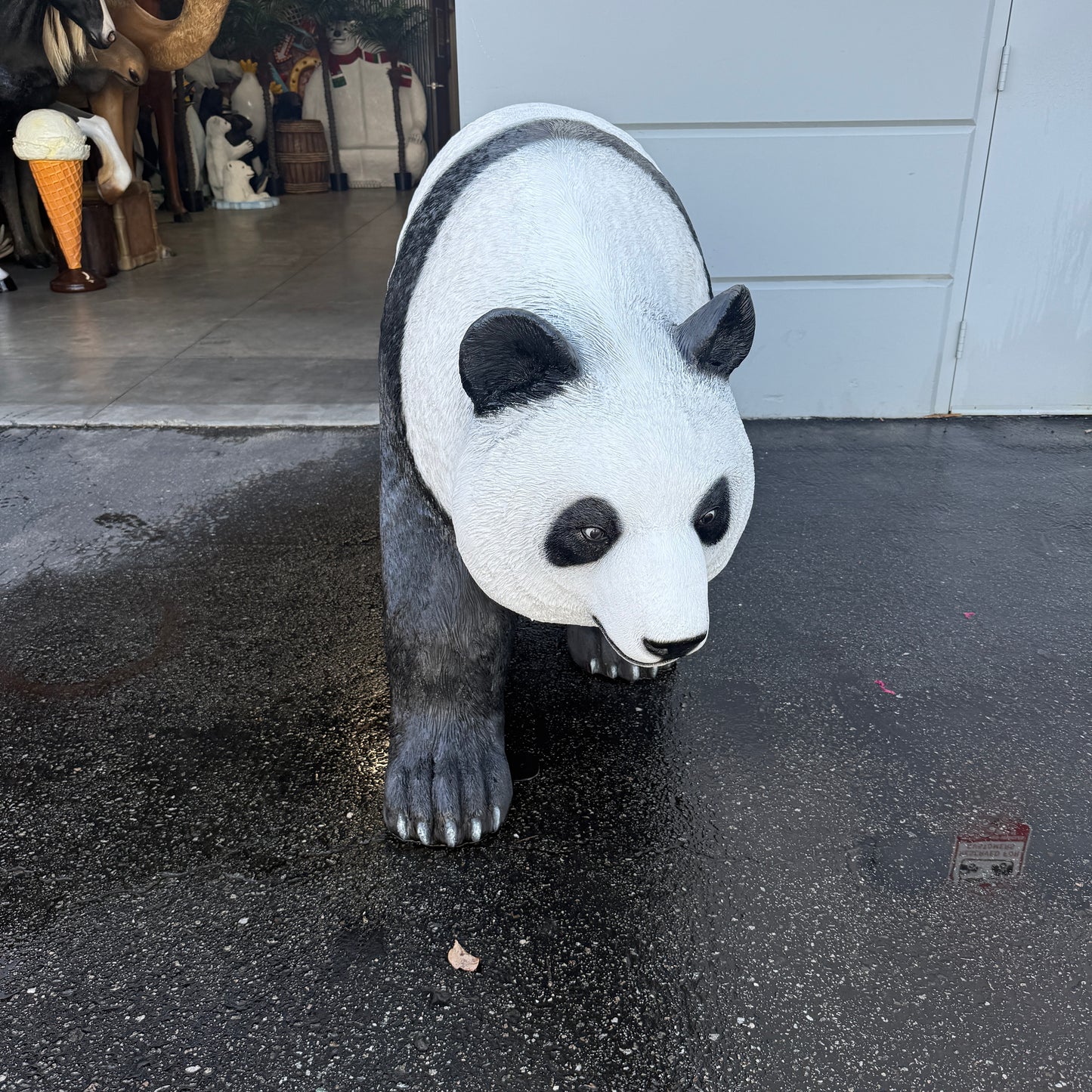 Walking Panda Statue