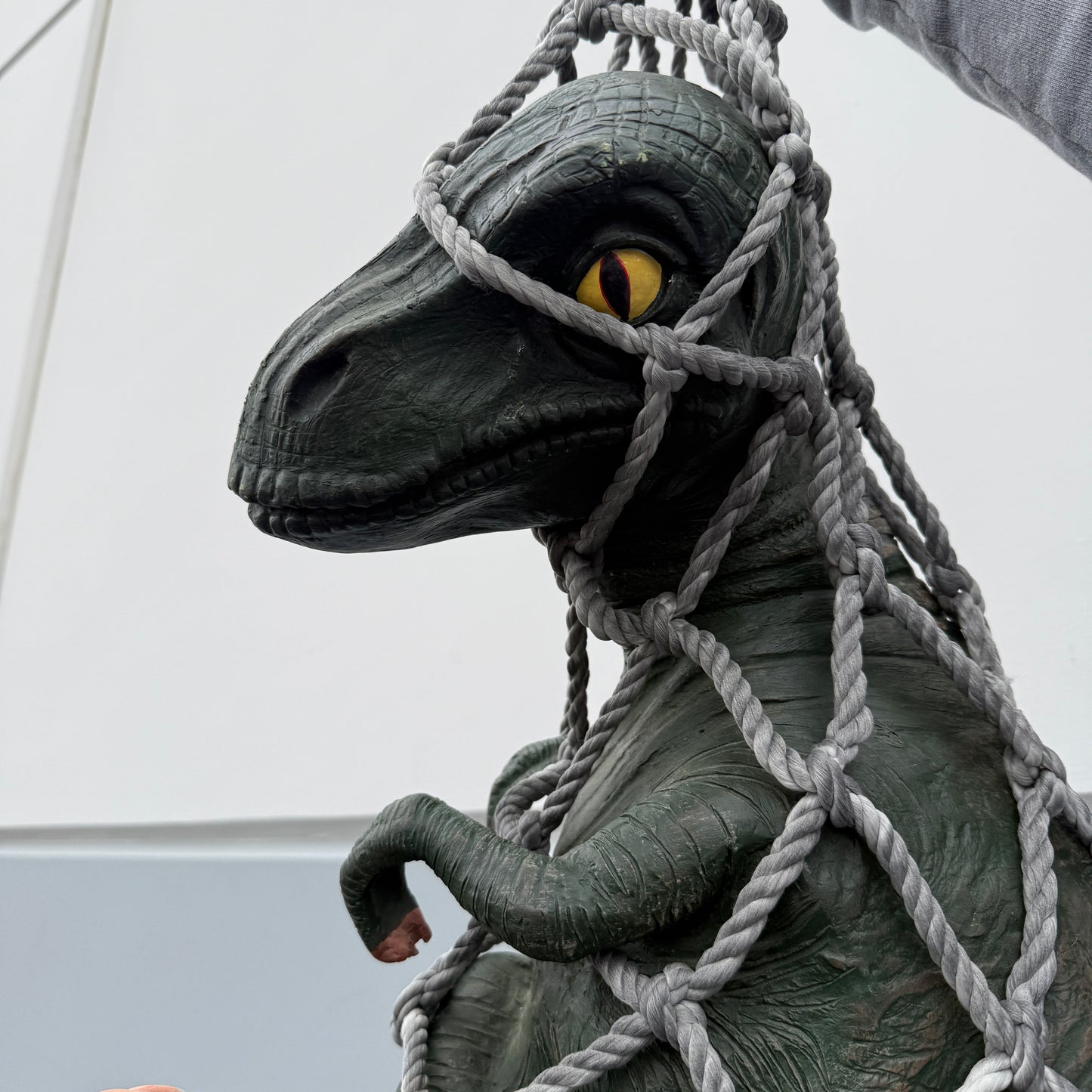 Hanging Baby T-Rex Dinosaur Statue