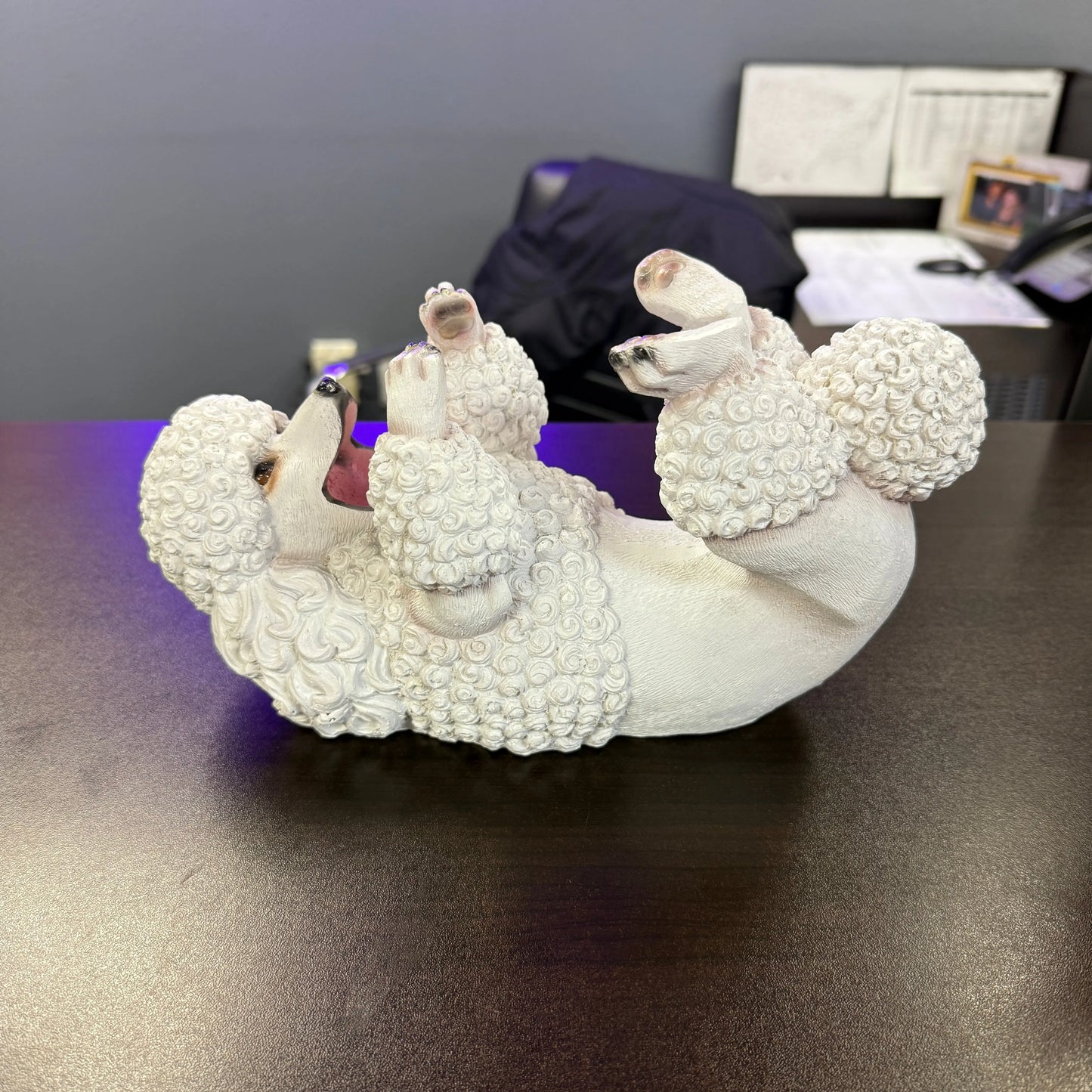 French Poodle Bottle Holder Statue WK-HD51046-D