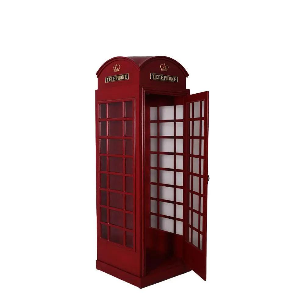 British Phone Booth Life Size Statue - LM Treasures Prop Rentals