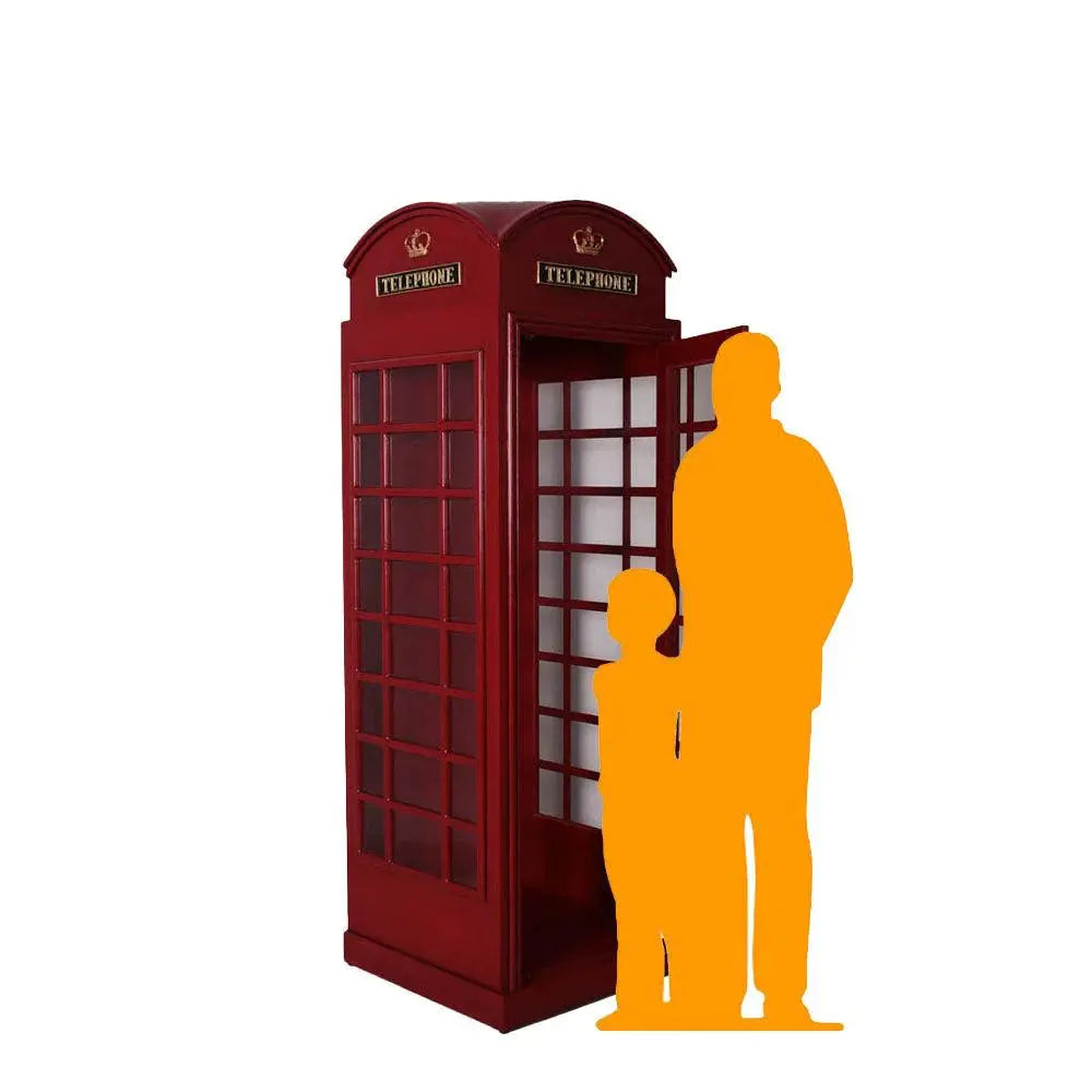 British Phone Booth Life Size Statue F0148-DF4210-G