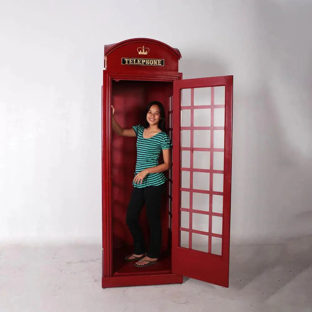 British Phone Booth Life Size Statue F0148-DF4210-G
