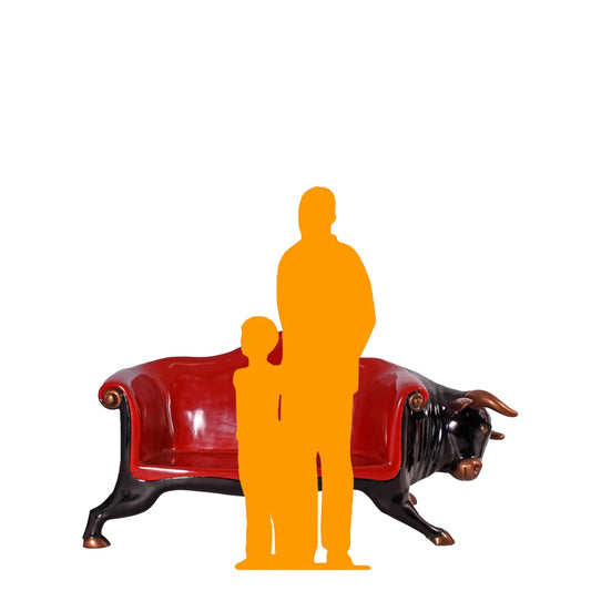 Bull Sofa Statue F0162-DF4800-G