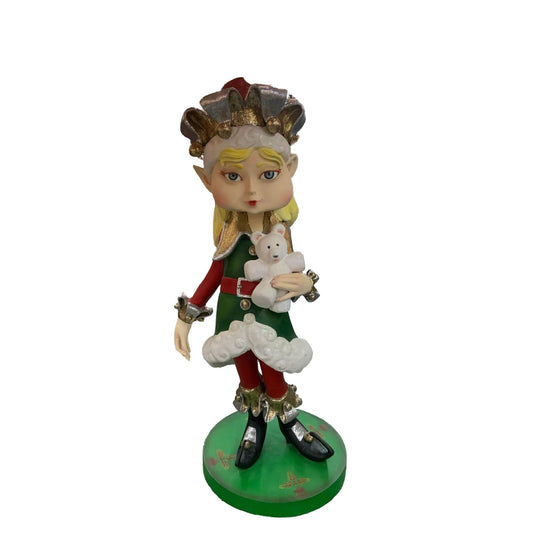 Christmas Elf Girl Statue - LM Treasures Prop Rentals