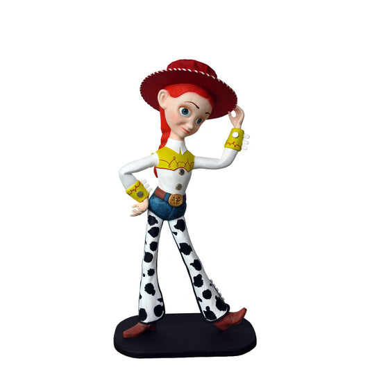 Skinny Cowgirl Statue