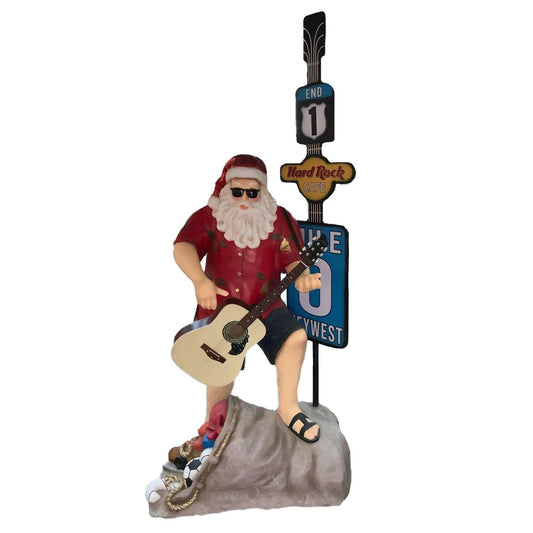 Rock N Roll Santa Claus Statue - LM Treasures Prop Rentals