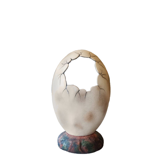 Large Dinosaur Egg Photo Op Statue