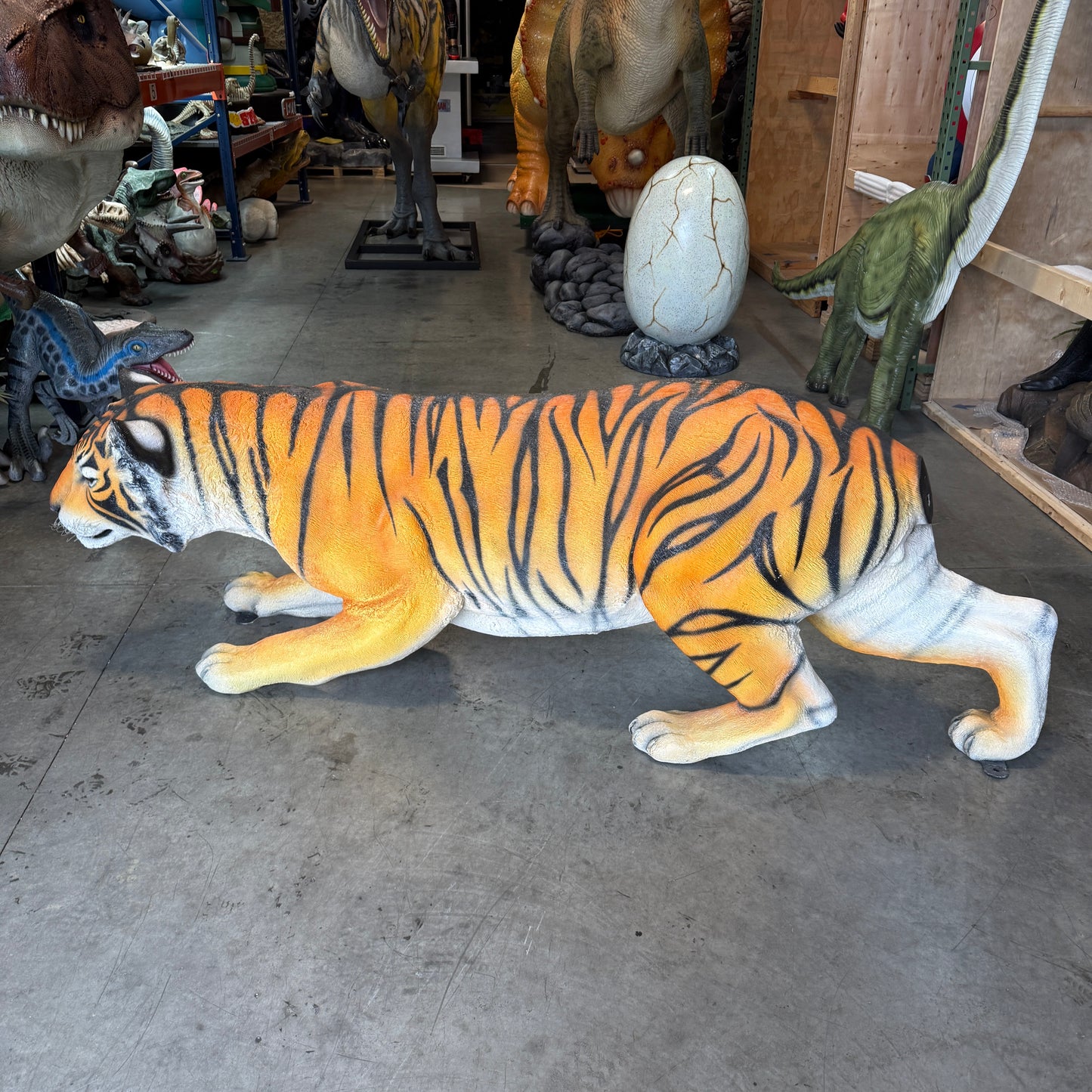 Crouching Tiger Statue