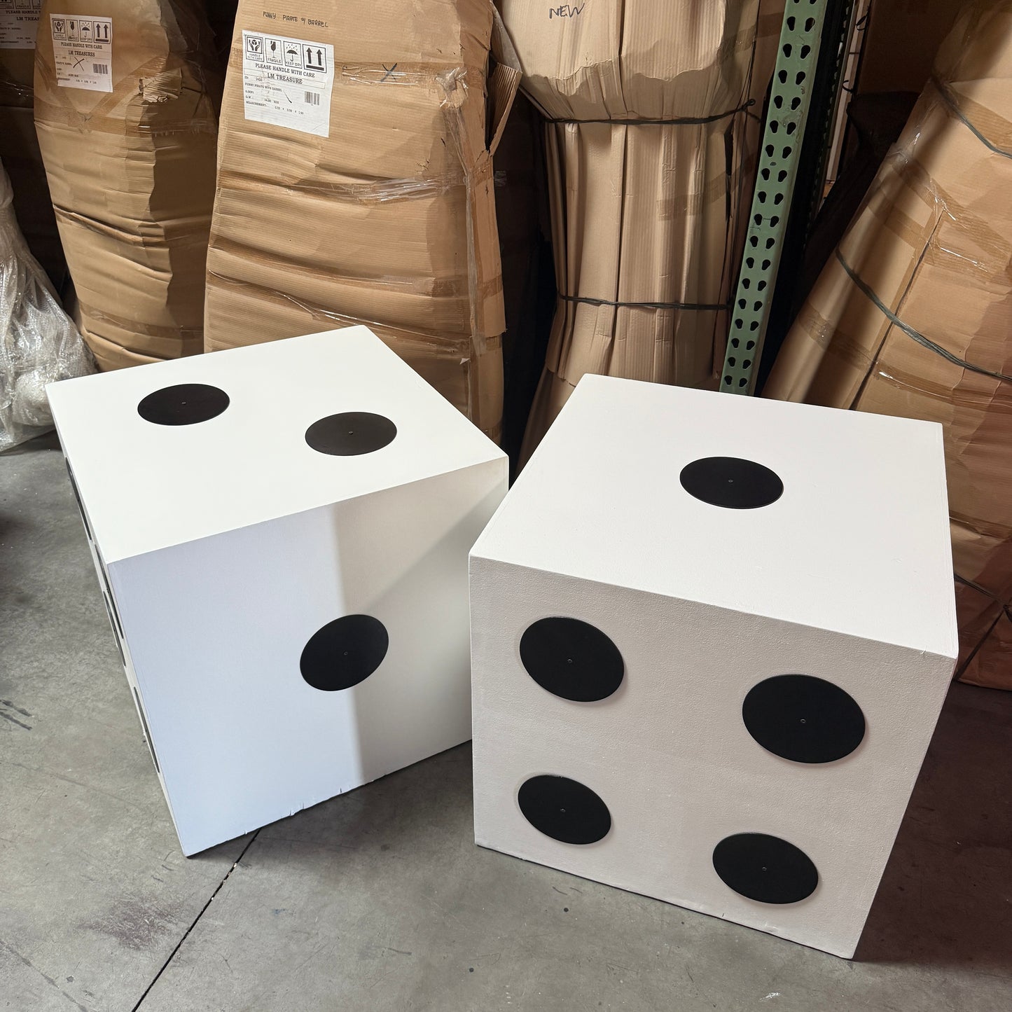 Giant Dice Set Over Size Statue