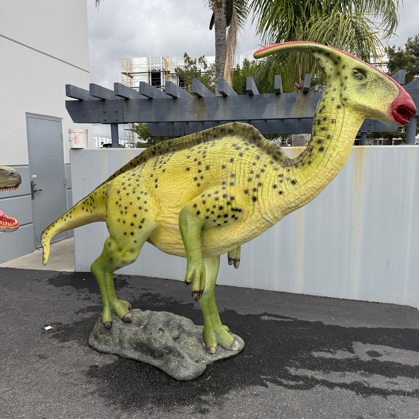 Parasaurolophus Dinosaur Life Size Statue