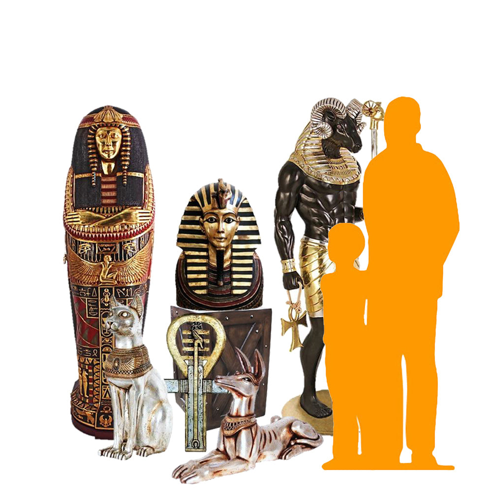 Egyptian Package Life Size Resin Statues