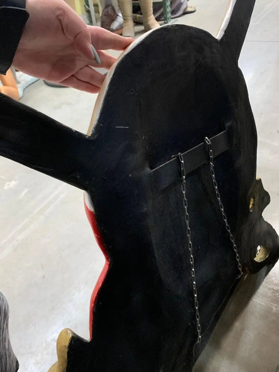 Pirate Skull Sword Sign Statue LS226-EY-A