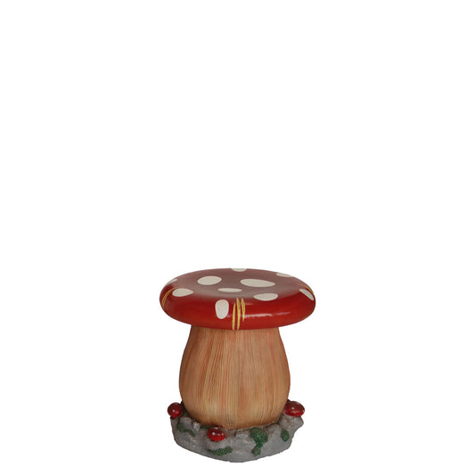 Small Mushroom Stool Statue